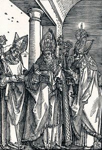 Santos Nicolás, Ulrico y Erasmo, 1508 1906 de Albrecht Dürer
