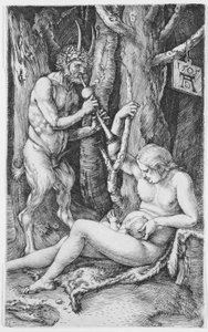 Familia de sátiros de Albrecht Dürer