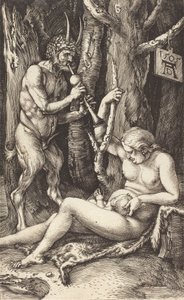 Familia de sátiros, 1505 de Albrecht Dürer