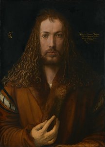 Autorretrato con Falda de Piel de Albrecht Dürer