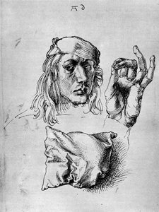 Autorretrato con una almohada, 1493, 1936
