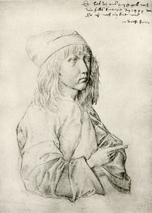 Autorretrato del joven de trece años Durero