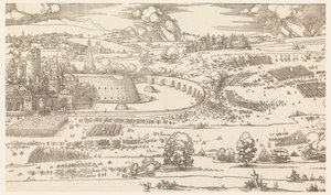 Asedio de una ciudad (Parte 1) de Albrecht Dürer
