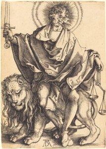 Sol Iustitiae ("Sol de justicia") de Albrecht Dürer