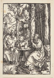 San Antonio visita a San Pablo en el desierto de Albrecht Dürer