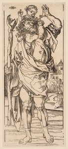 San Cristóbal cruzando el arroyo, 1528