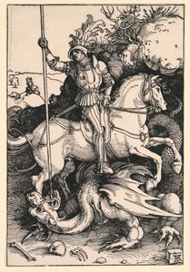 San Jorge Matando al Dragón de Albrecht Dürer