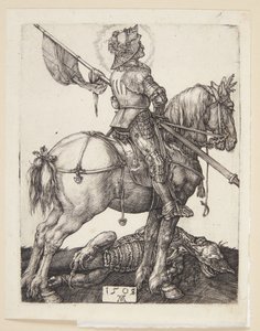 San Jorge a caballo de Albrecht Dürer
