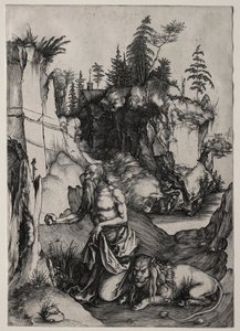 San Jerónimo en penitencia, c. 1497 de Albrecht Dürer