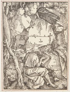 San Jerónimo en la cueva de Albrecht Dürer