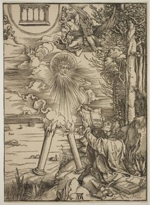 San Juan devorando el libro de Albrecht Dürer