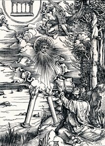 San Juan devorando el libro, 1498, 1906 de Albrecht Dürer