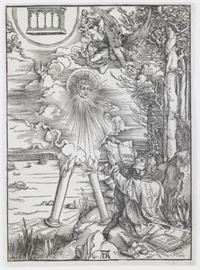 San Juan Devorando el Libro, de “El Apocalipsis” de Albrecht Dürer