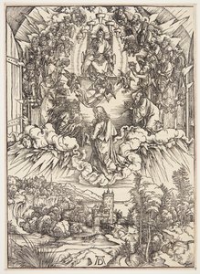 San Juan ante Dios y los ancianos de Albrecht Dürer