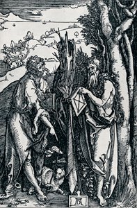 San Juan Bautista y San Onofre de Albrecht Dürer