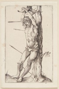 San Sebastián en el árbol de Albrecht Dürer
