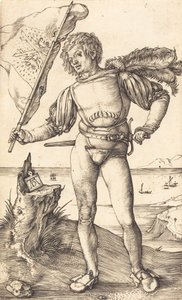 Abanderado, c. 1502-1503 de Albrecht Dürer