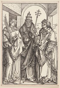 San Lorenzo, Sixto y Esteban de Albrecht Dürer