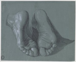 Estudio de dos pies, c.1508 de Albrecht Dürer