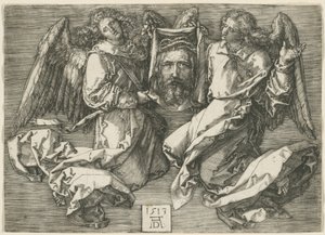 Sudario Mostrado por Dos Ángeles
