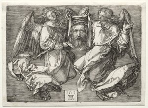 Sudario mostrado por dos ángeles de Albrecht Dürer