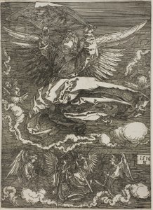Sudario extendido por un ángel de Albrecht Dürer