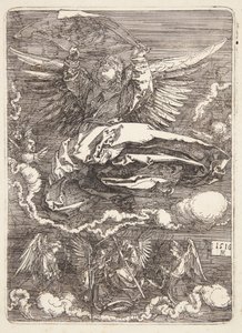 Sudario extendido por un ángel de Albrecht Dürer