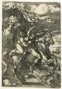 El rapto de Proserpina en un unicornio