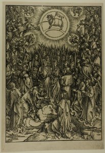 La adoración del cordero - El himno de los elegidos, de El Apocalipsis de Albrecht Dürer