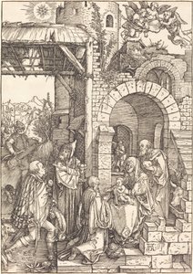 La adoración de los magos de Albrecht Dürer