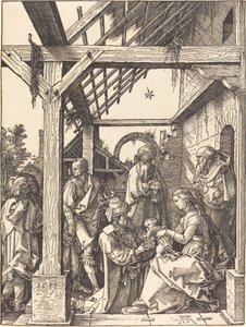 La adoración de los magos de Albrecht Dürer