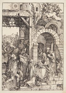 La adoración de los magos de Albrecht Dürer