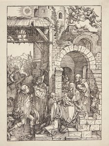 La adoración de los magos de Albrecht Dürer