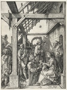 La adoración de los magos de Albrecht Dürer