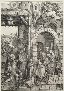 La Adoración de los Magos, c. 1501-1503 de Albrecht Dürer