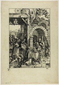 La adoración de los magos, de La vida de la Virgen