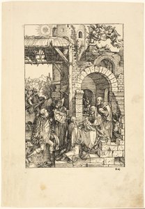 La Adoración de los Magos, de La Vida de la Virgen de Albrecht Dürer