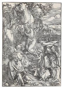 La agonía en el jardín, de la serie La Gran Pasión de Albrecht Dürer