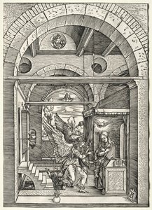 La Anunciación, c. 1503-1505 de Albrecht Dürer