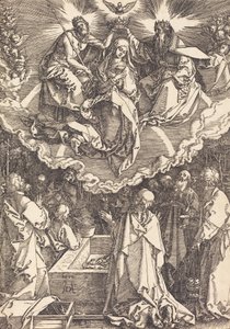 La Asunción y Coronación de la Virgen de Albrecht Dürer
