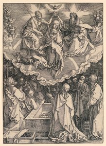 La Asunción de la Virgen, de la serie Vida de la Virgen de Albrecht Dürer
