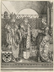 El compromiso de Felipe el Hermoso con Juana de Castilla de Albrecht Dürer