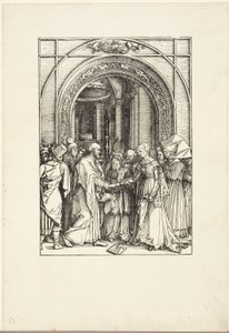 El desposorio de la Virgen, de La vida de la Virgen