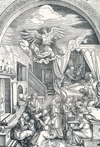 El nacimiento de la Virgen María, c1503-1504, 1906 de Albrecht Dürer