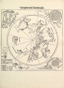 El globo celestial - Hemisferio sur de Albrecht Dürer