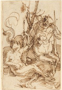 La familia del centauro de Albrecht Dürer