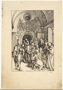 La circuncisión de Cristo, de La vida de la Virgen de Albrecht Dürer