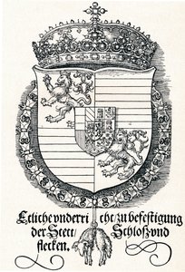 El Escudo de Armas de Fernando I, Rey de Hungría y Bohemia, 1527 1906 de Albrecht Dürer