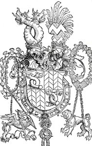 El Escudo de Armas de Florian Waldauf, 1500, 1906