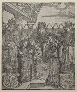 El Congreso de Príncipes en Viena de Albrecht Dürer